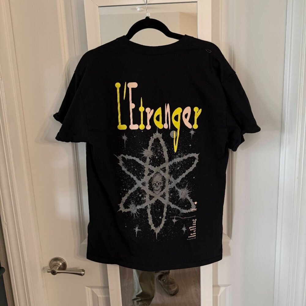 Glass Cypress for Psychoanalysis “L’Étranger” Graphic T-Shirt Black Men’s L - Picture 3 of 6